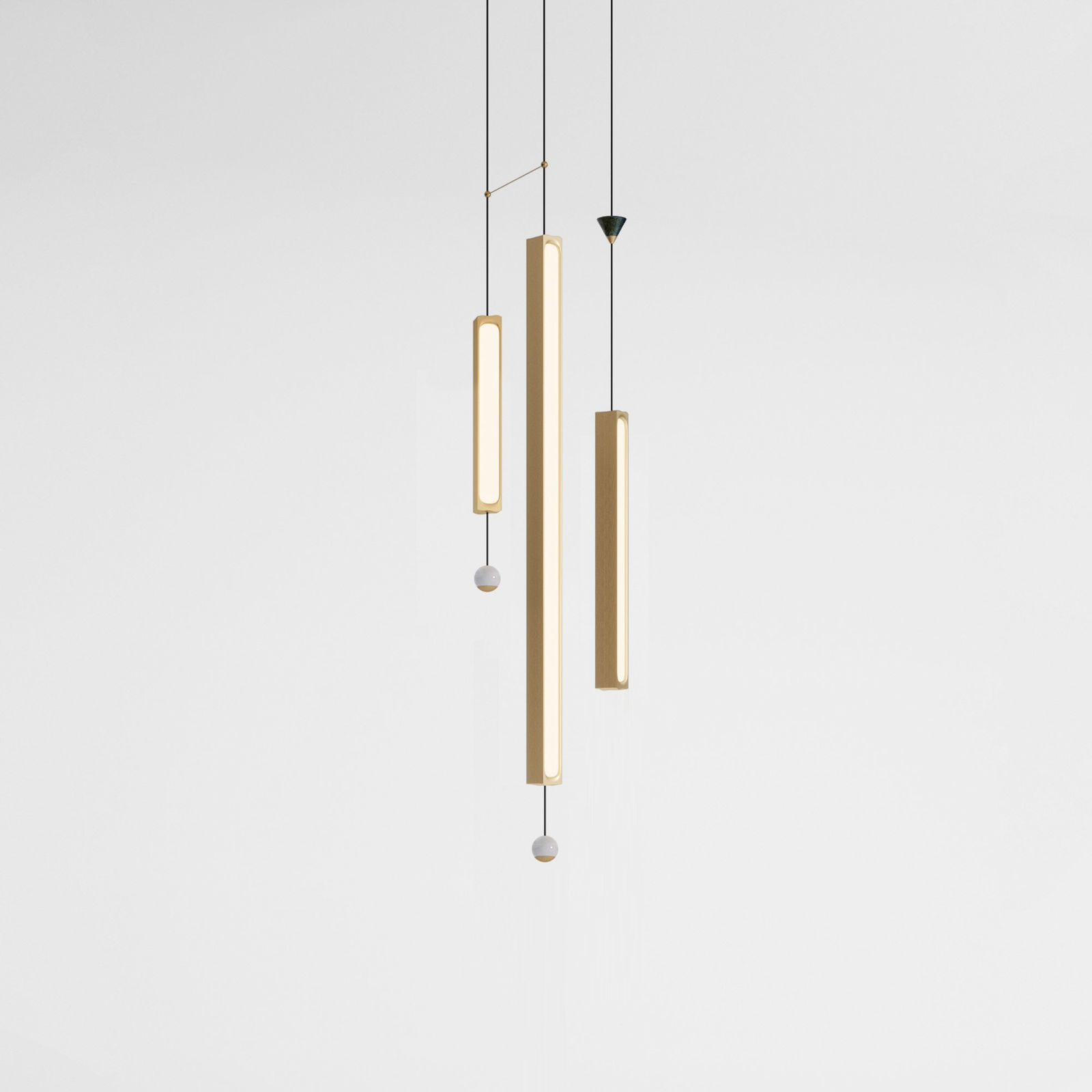 Giopato & Coombes, Milky Way Chandelier Vertical Elements Large
