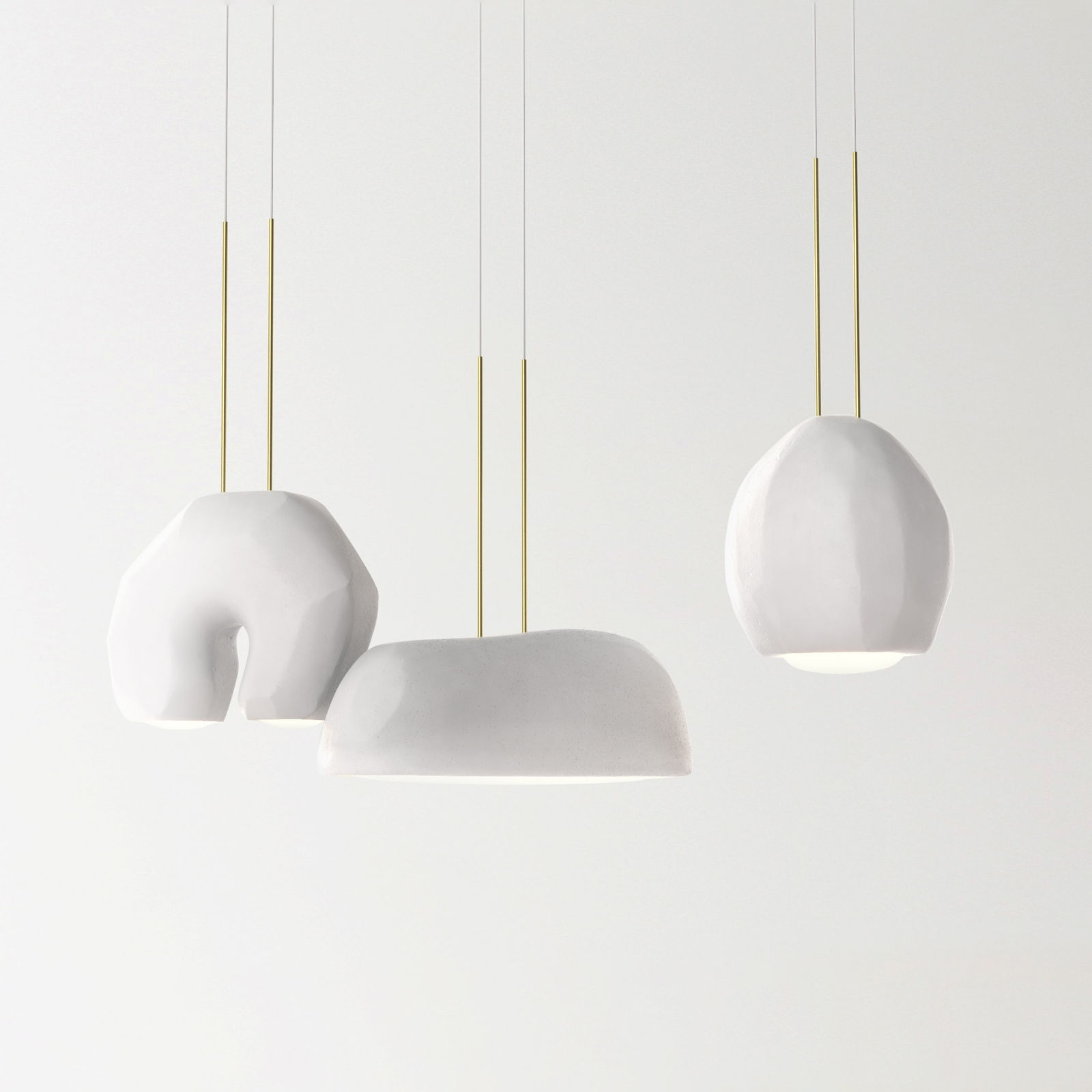 Giopato & Coombes, Moonstone Linear Chandelier 03