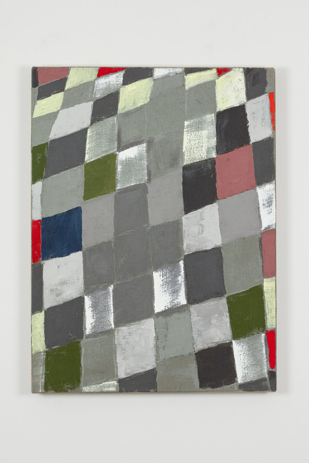 JCJ Vanderheyden, Checkerboard with a blue field, 2011