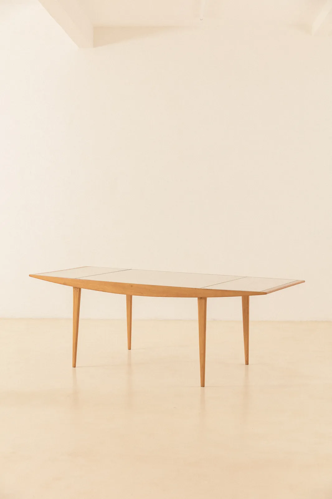 Carlo Hauner and Martin Eisler, Dining Table with Cane Top, 1950s
