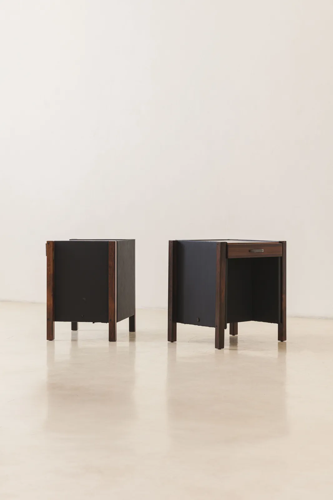 Jorge Zalszupin, Pair of End Tables, ca. 1960