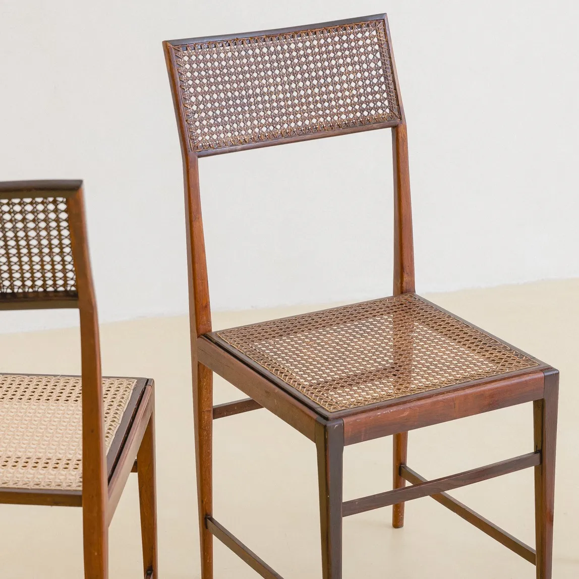 Joaquim Tenreiro, Cane Chair (4 Chairs), c. 1960