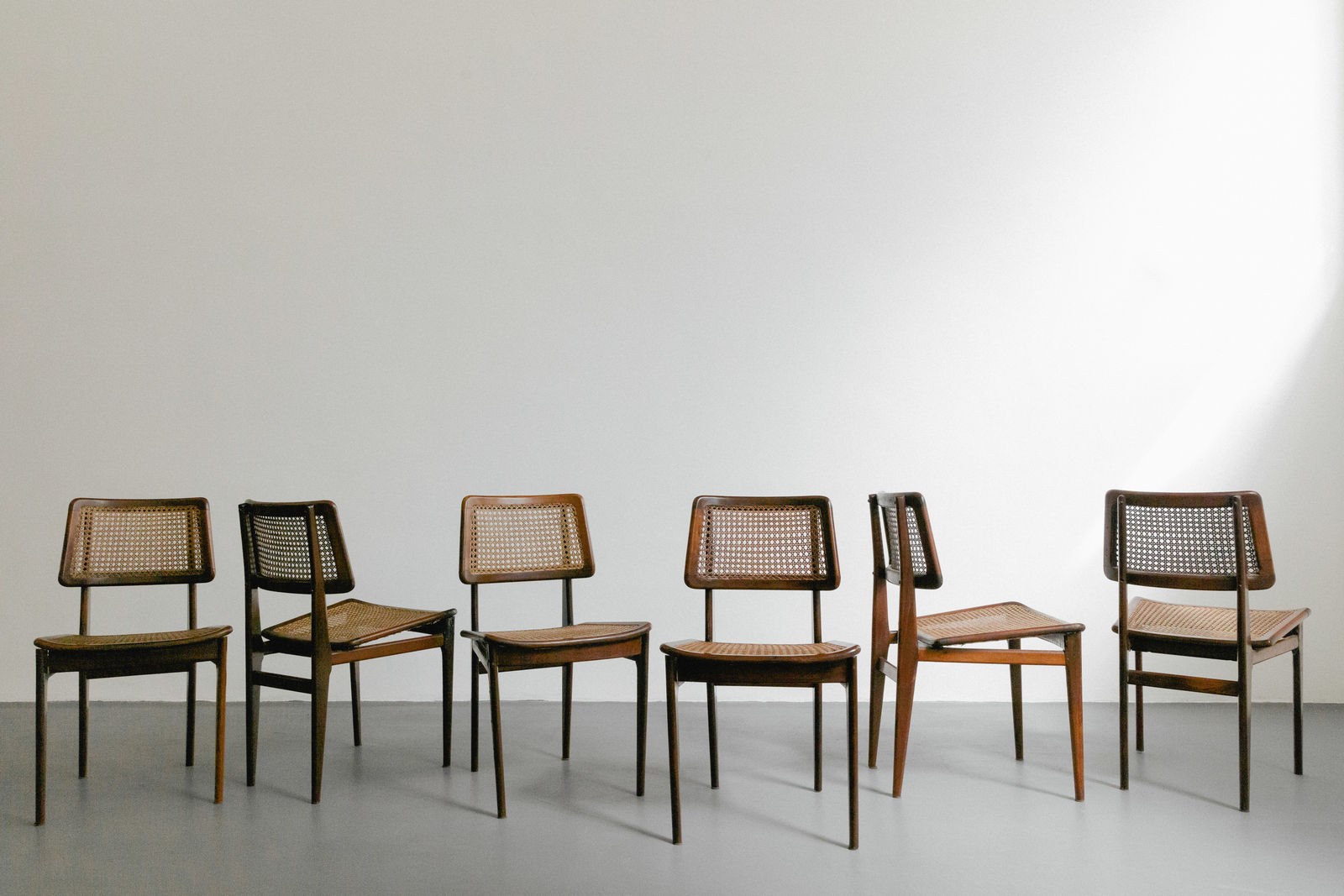 Carlo Hauner and Martin Eisler, Cane Chair (4 units), 1954/1956