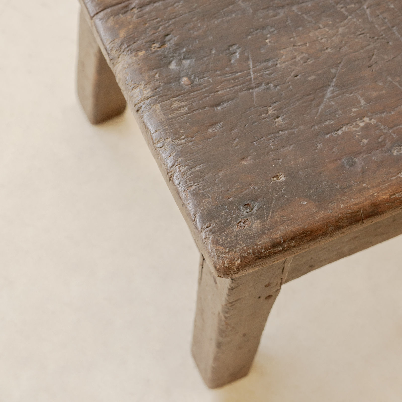 Unknown Artist, Rustic stool, 20th Century