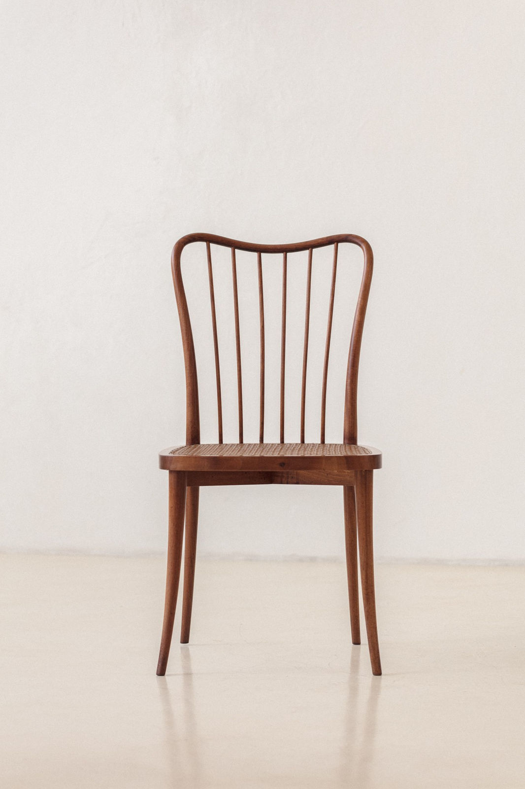 Joaquim Tenreiro, Dining Chairs with Sticks Backs (8 units), 1948