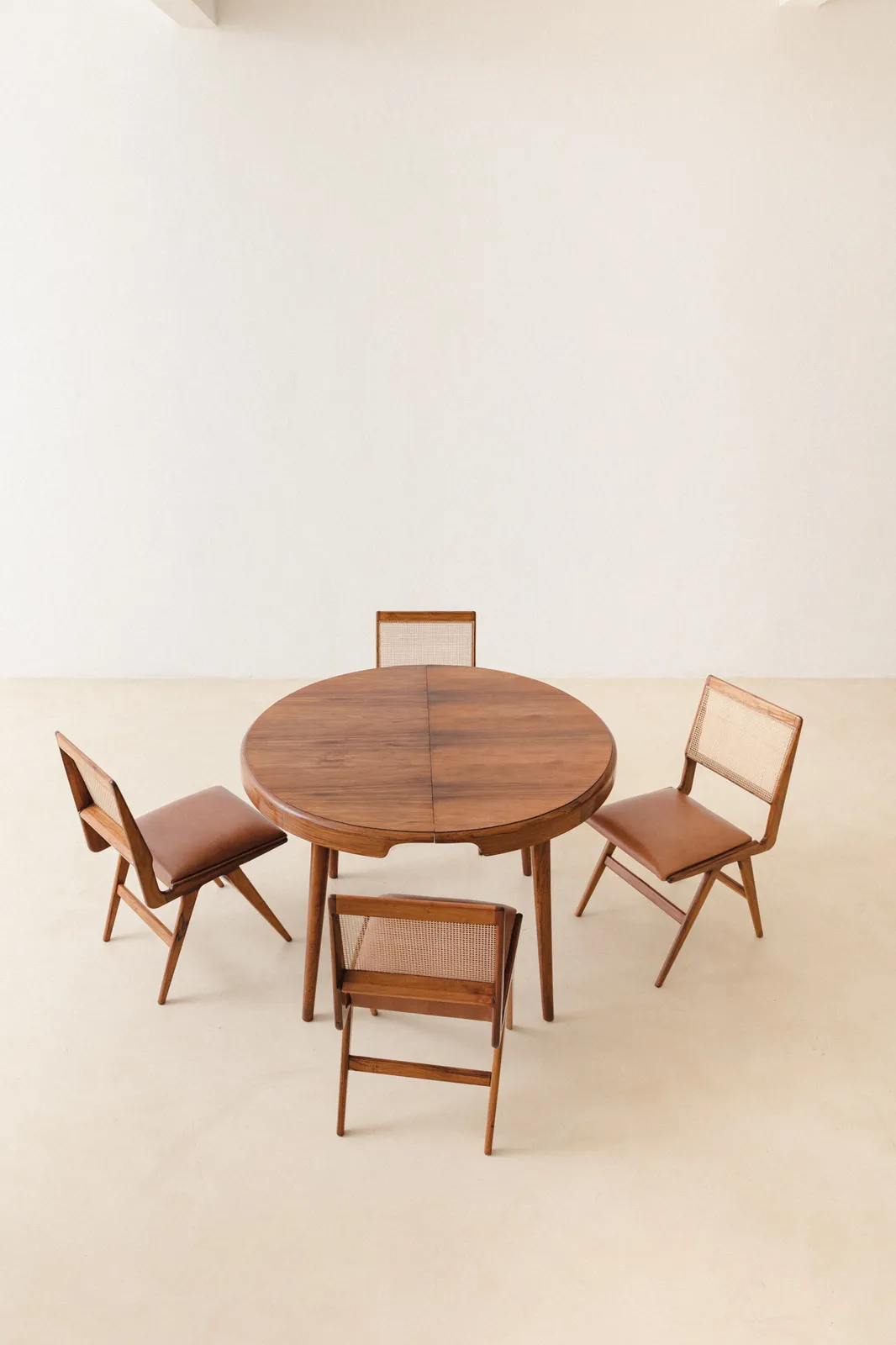 Carlo Hauner and Martin Eisler, Round Expandable Table, c. 1955