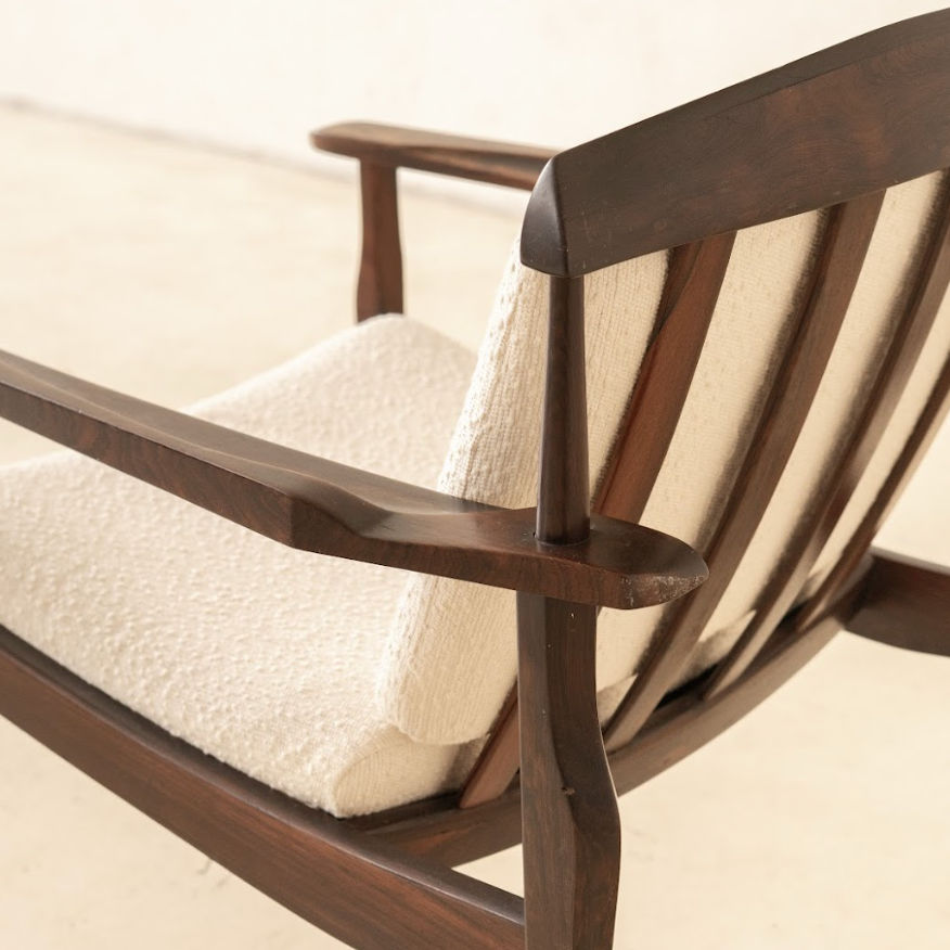 Joaquim Tenreiro, Rosewood Armchair, 1960s