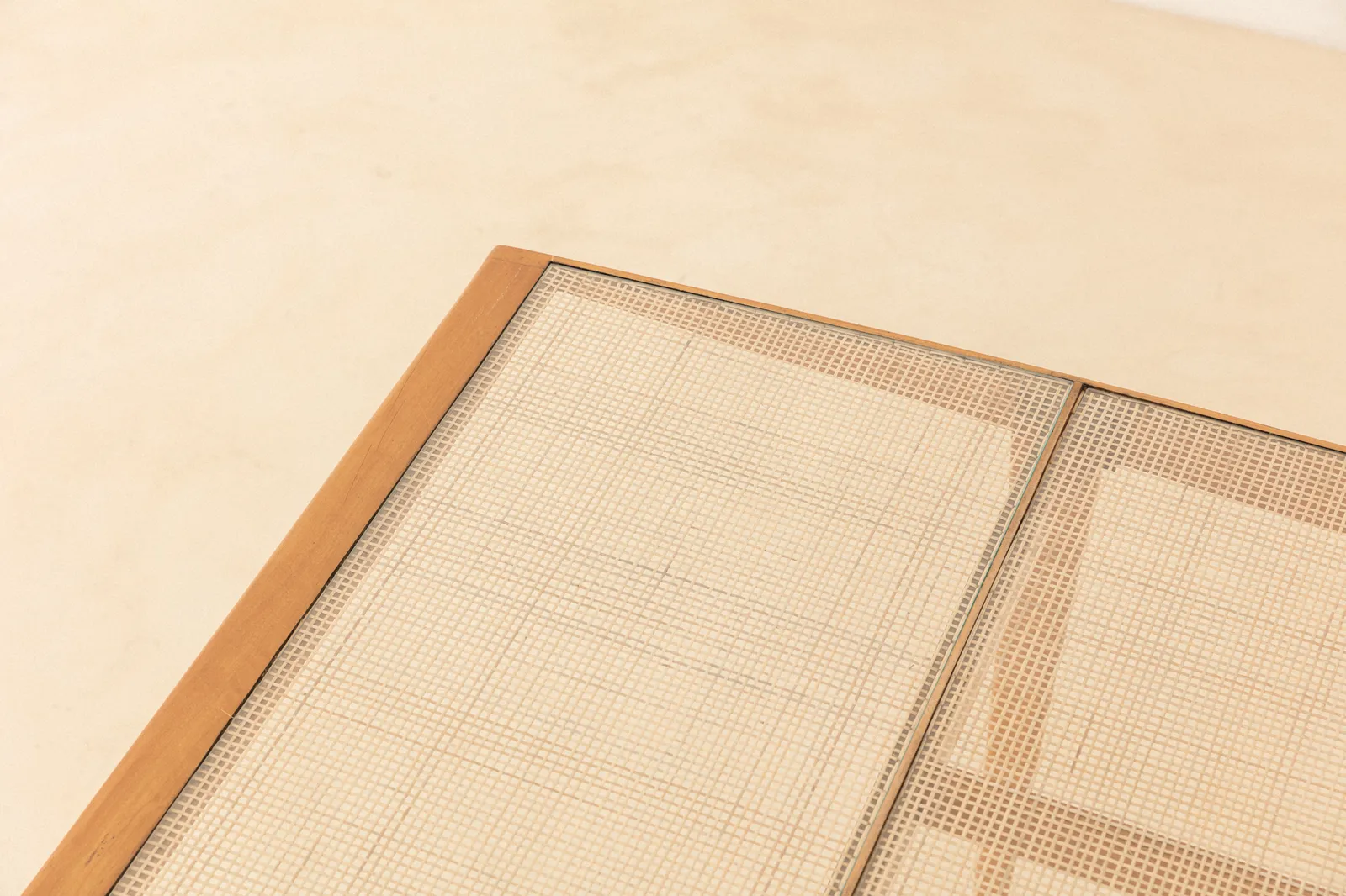 Carlo Hauner and Martin Eisler, Dining Table with Cane Top, 1950s