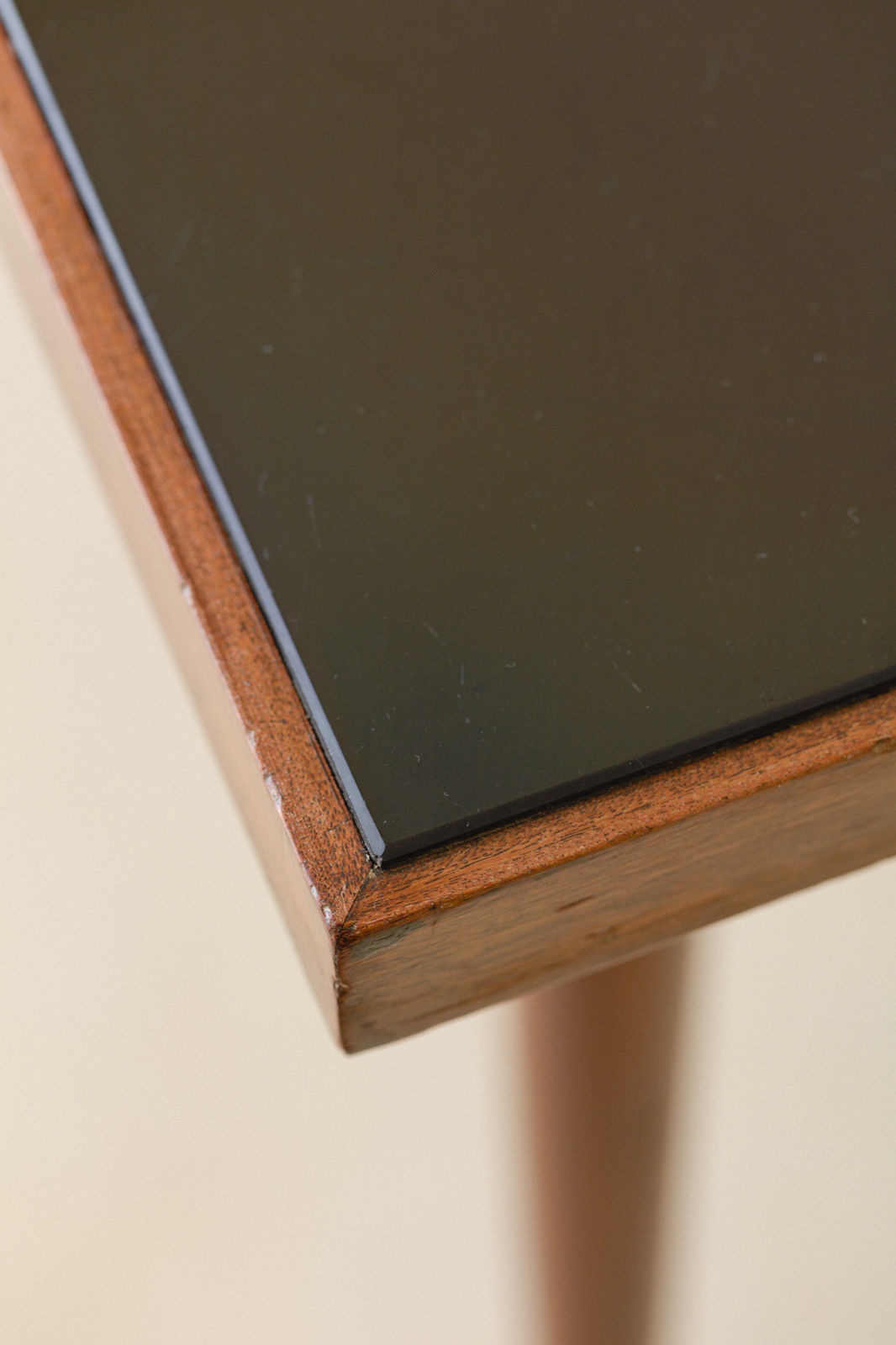 Joaquim Tenreiro, Rosewood Table with Glass top, 1950s