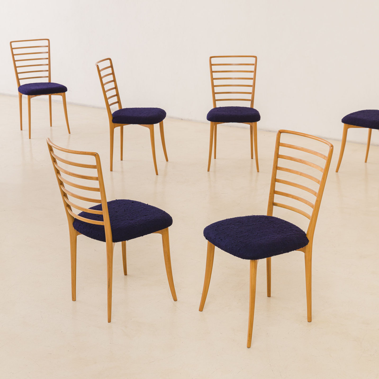 Joaquim Tenreiro, Dining Chairs (8 units), 1950s