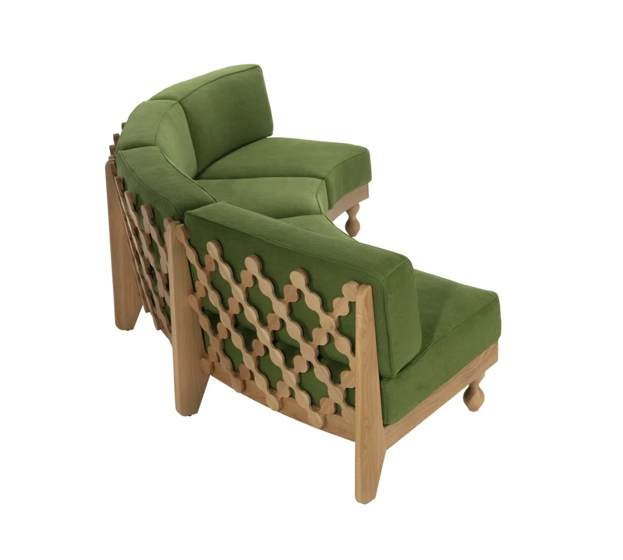 India Mahdavi, Criss Cross Sofa