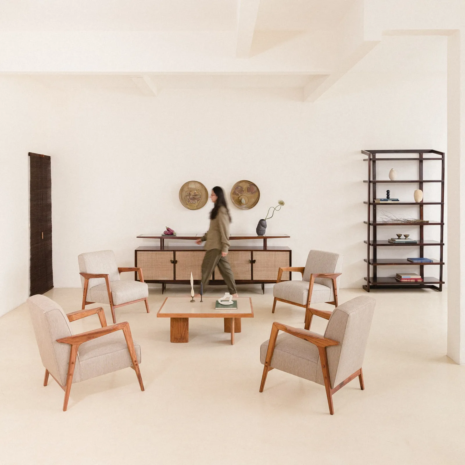 Unknown Artist, Armchair from National Hotel in Brasilia , c. 1960