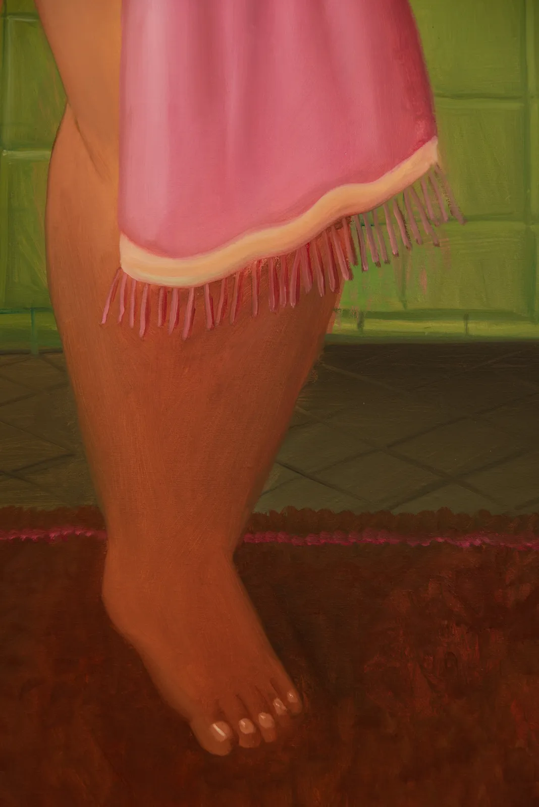 Fernando Botero, Woman in the Bathroom, 2002