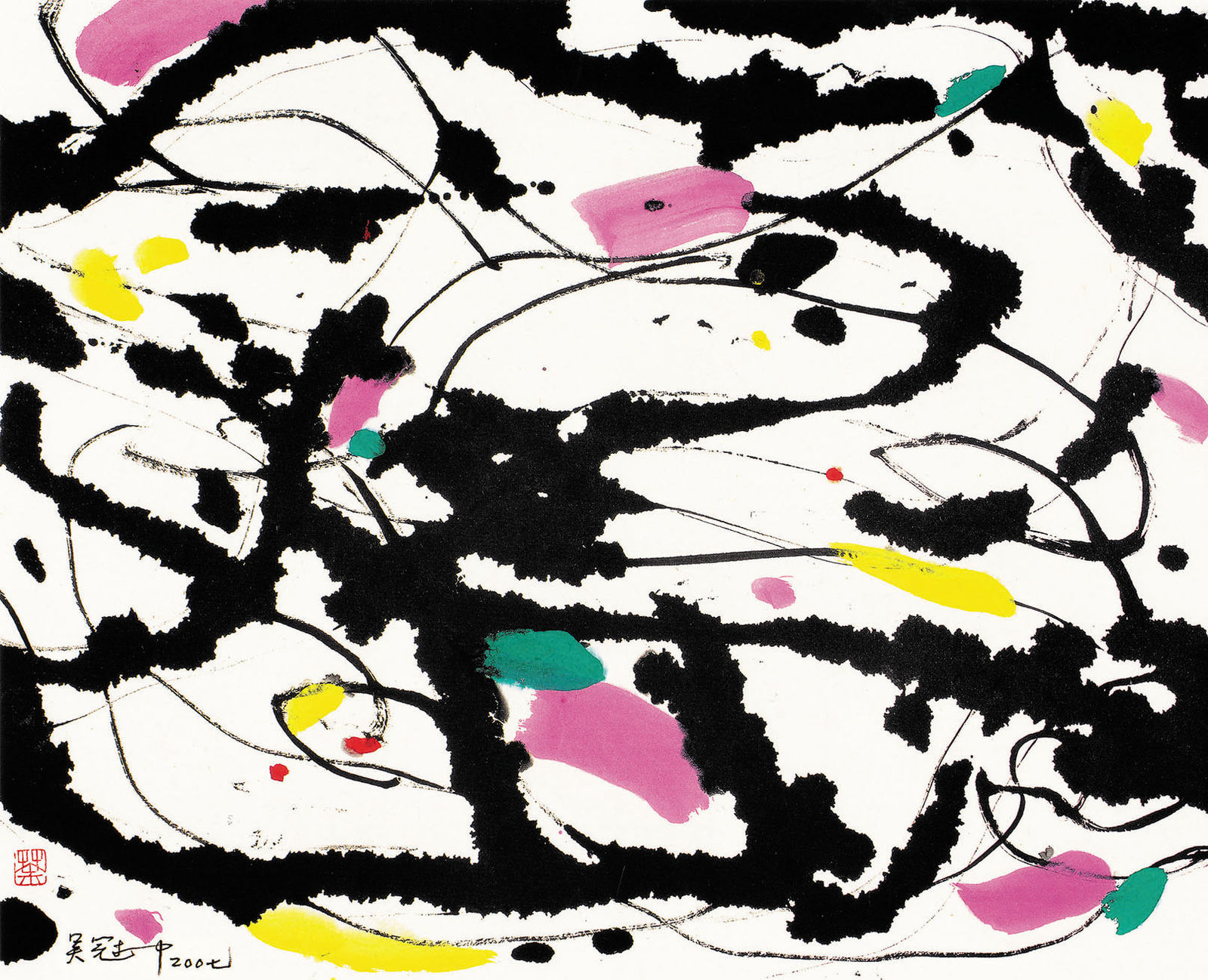 Wu Guanzhong 吳冠中, 形變 Form Changes, 2007