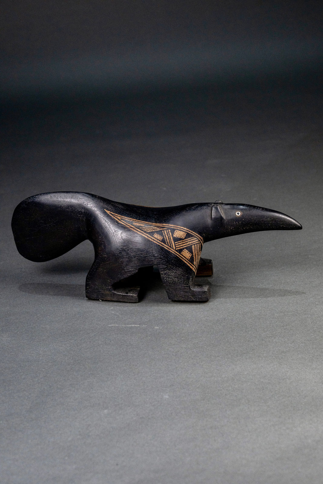 Turuza Wauja, Sculpture "Tamanduá Noir" , 2022