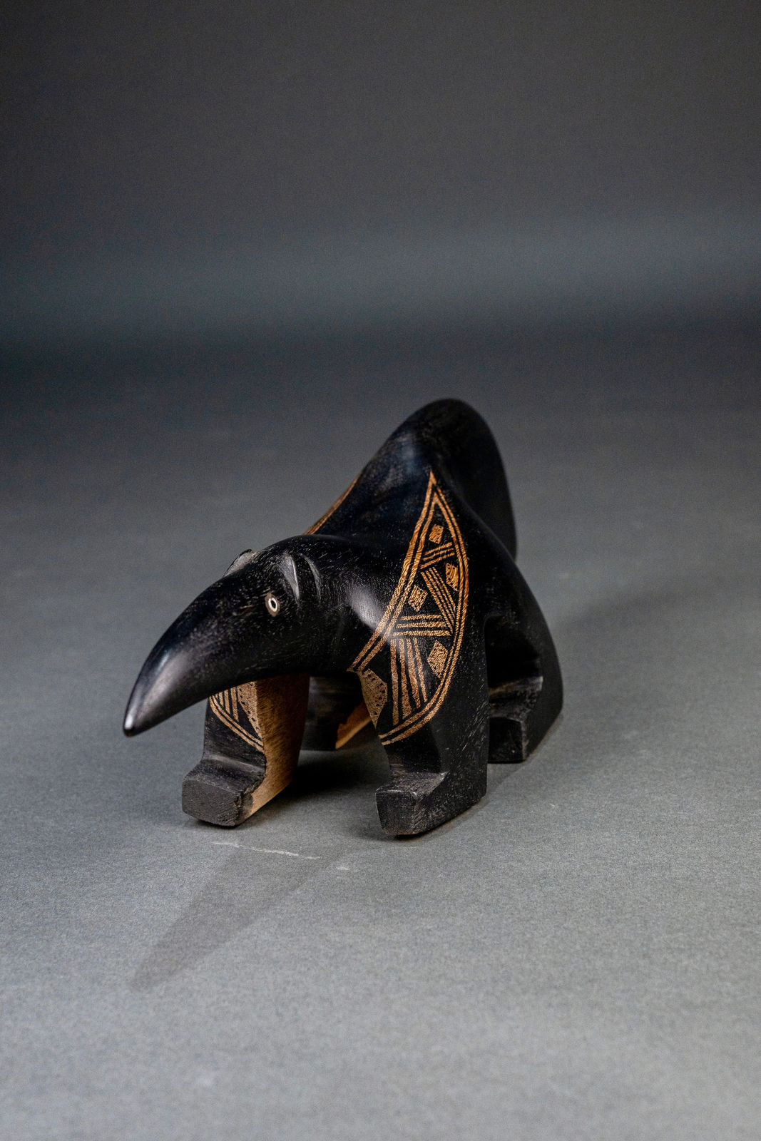 Turuza Wauja, Sculpture "Tamanduá Noir" , 2022