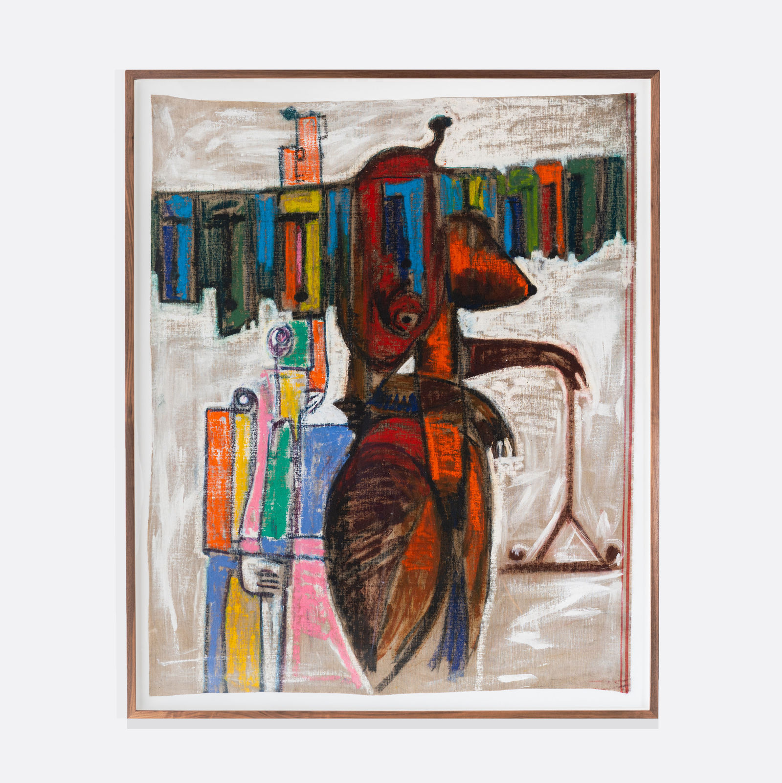 Serge Attukwei Clottey, Rebuild Relationships, 2018, Shown at Brigade Gallery.