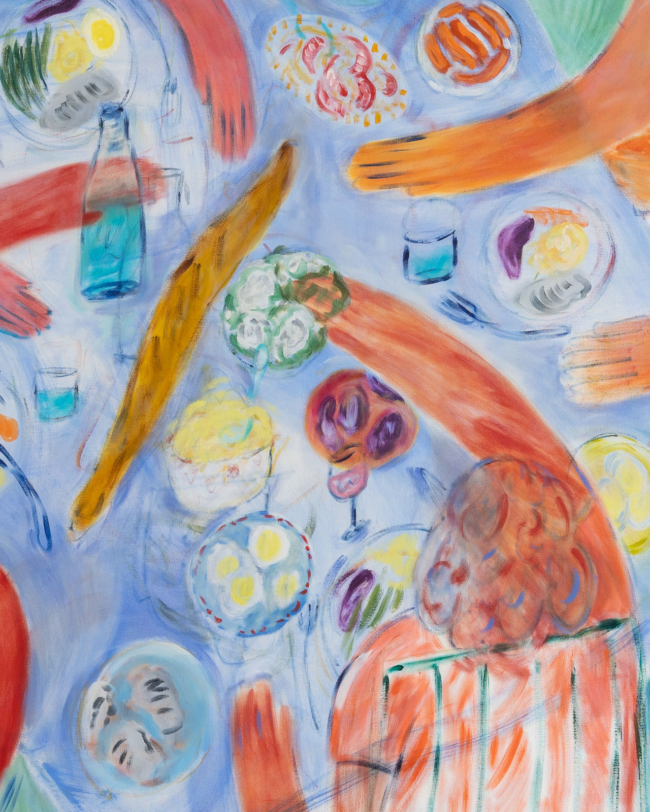 Coline Marotta, Keeping Mistakes and the Fear of Painting, 2022, Shown at Brigade Gallery.