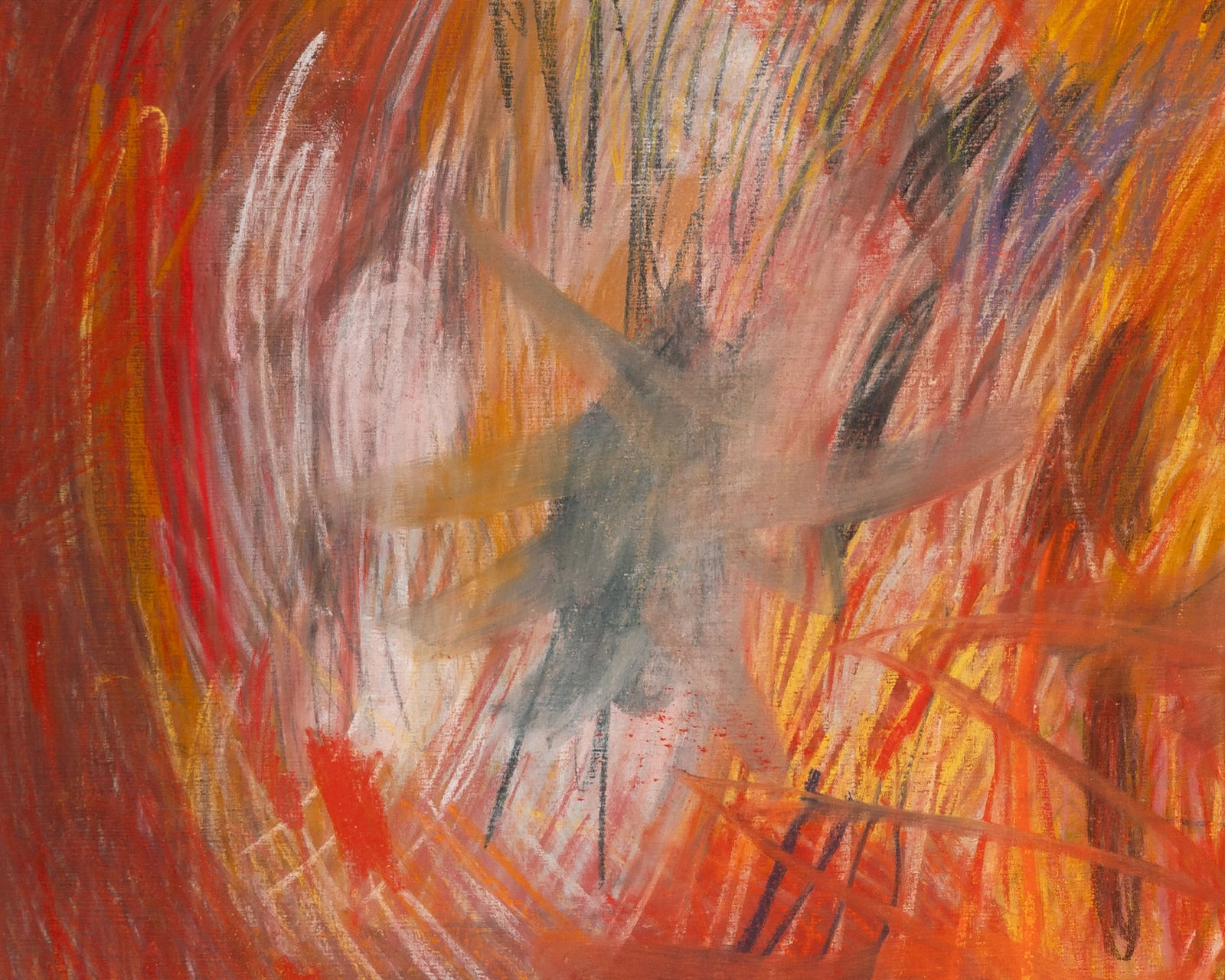 Gene A'Hern, Sky Painting 37, 2023, shown at Brigade Gallery in Copenhagen, Denmark.