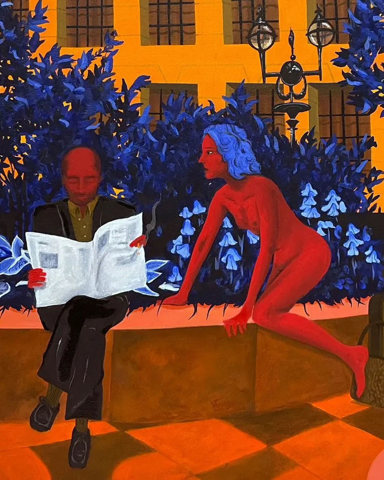 Andrea Villalón, One (last ritual) Andrea Villalón, Four Seasons Hotel Lurker, 2023, Shown at Brigade Gallery in Copenhagen, Denmark.for the Road, 2023, Shown at Brigade Gallery in Copenhagen, Denmark.