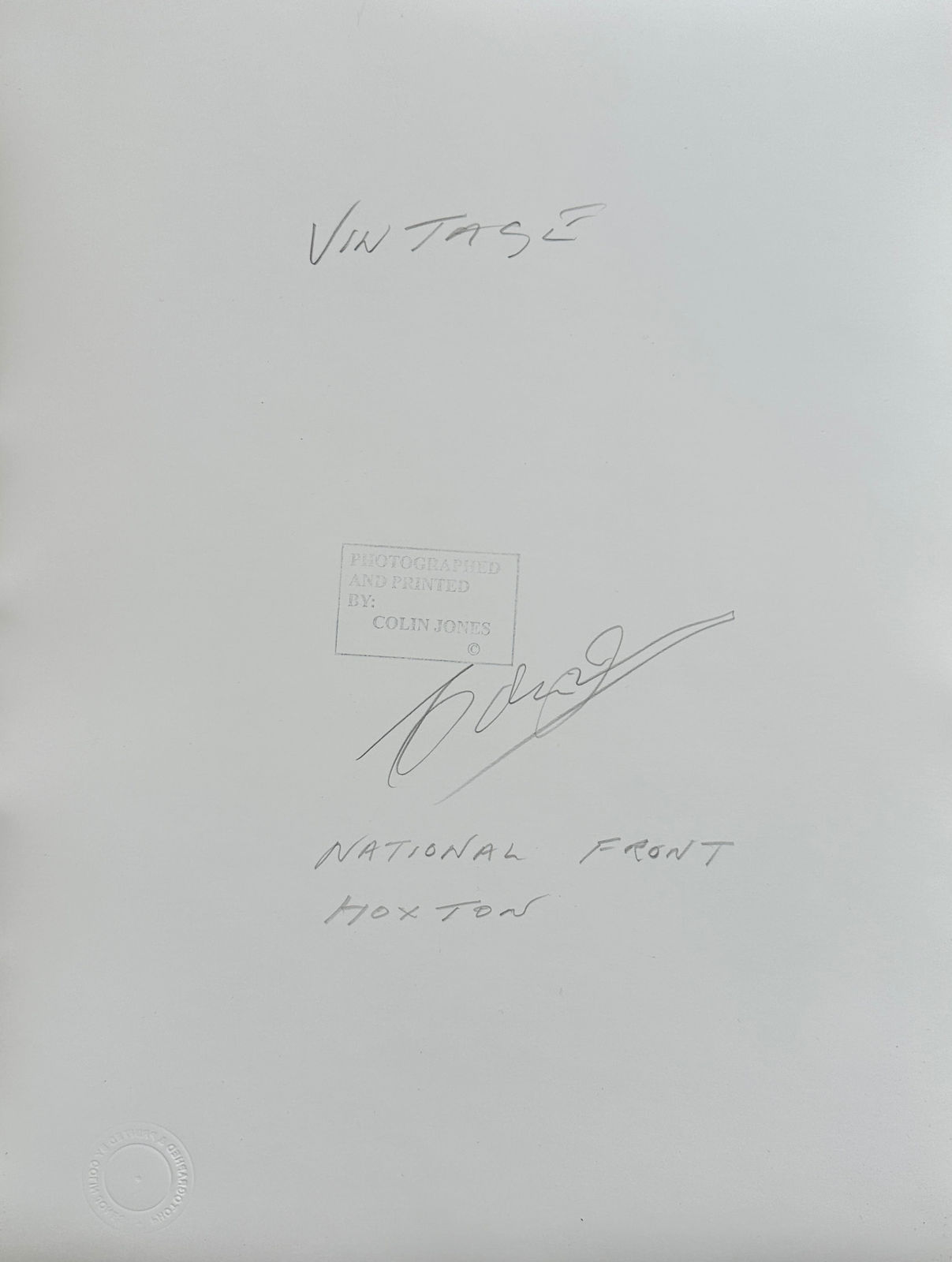 Colin Jones, National Front demonstration, Hoxton, 1977