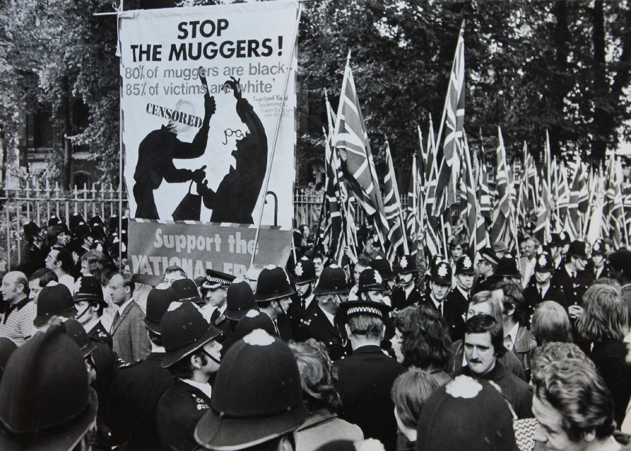 Colin Jones, National Front March, Lewisham, London, 1980
