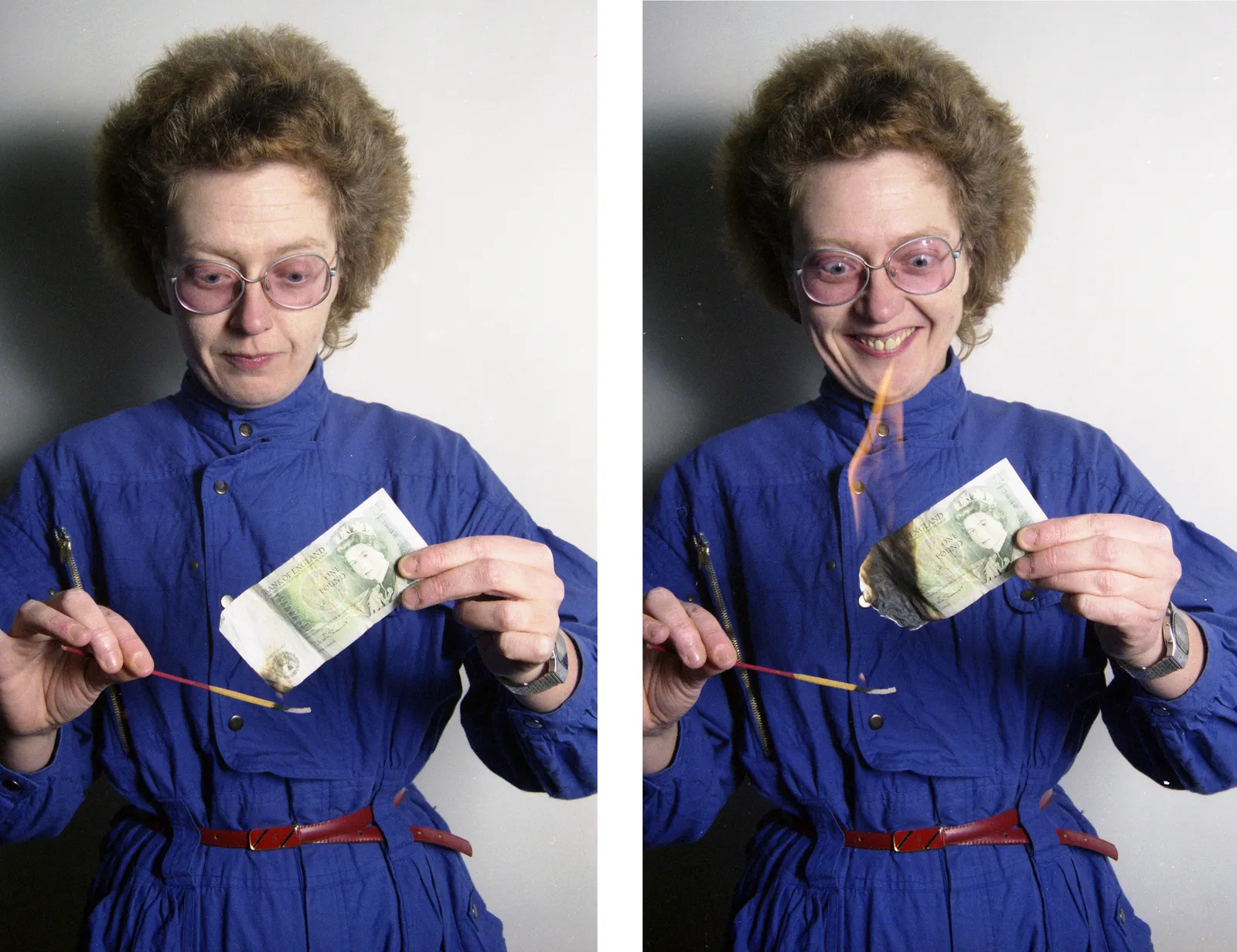 Rosy Martin, I might as well be burning money, 1985