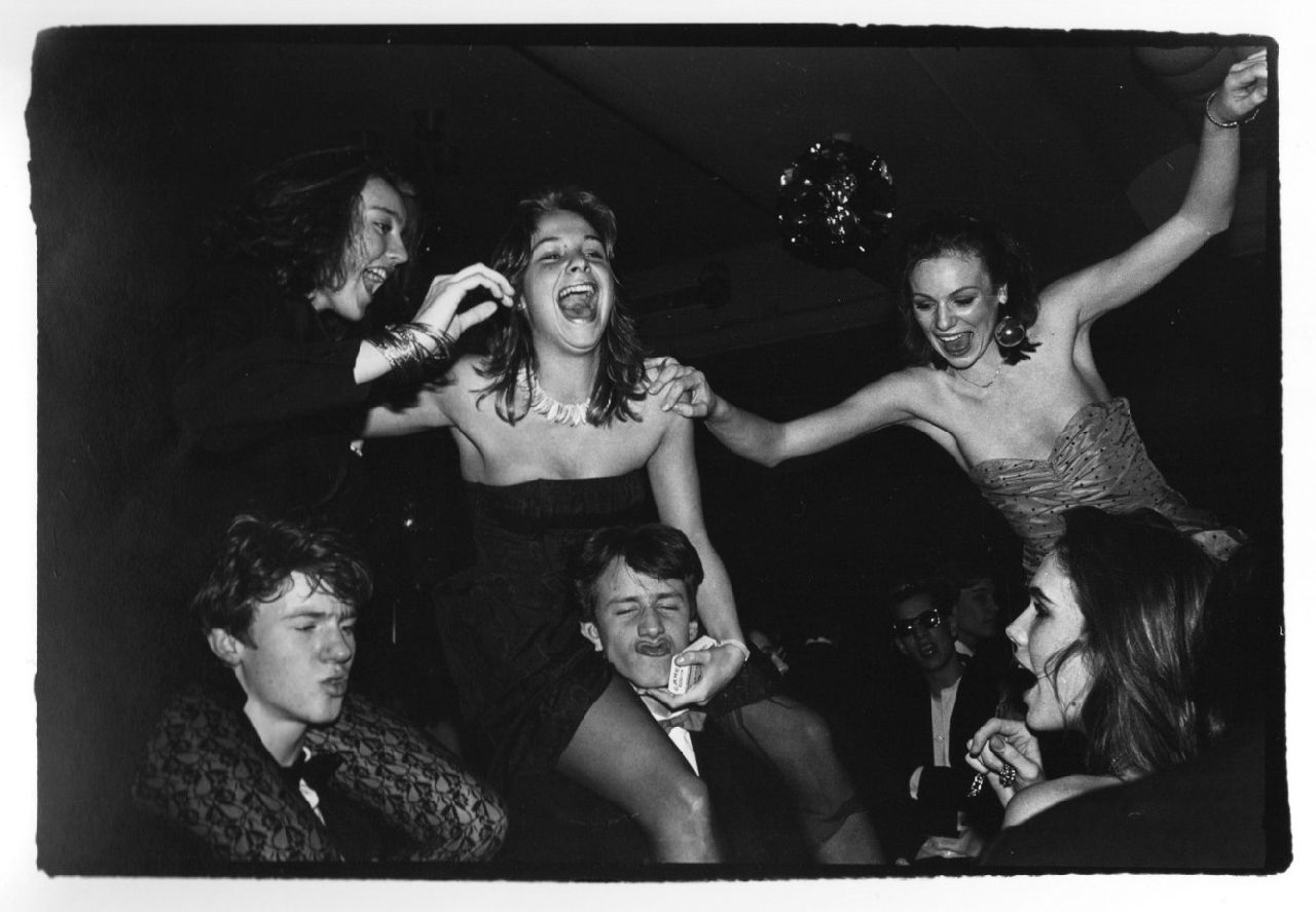 Dafydd Jones, Teenage Balls Tamara Yeardye on Alexander Kasterine, Cordelia Hart on Paddy Turn, 1983