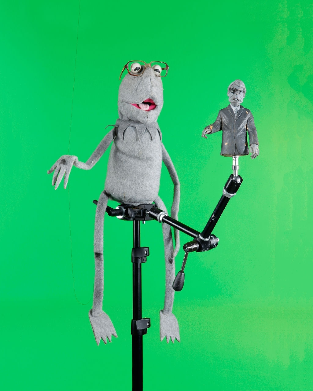 Andrew Bruce And Anna Fox, Spitting - Kermit and John Major, 2015