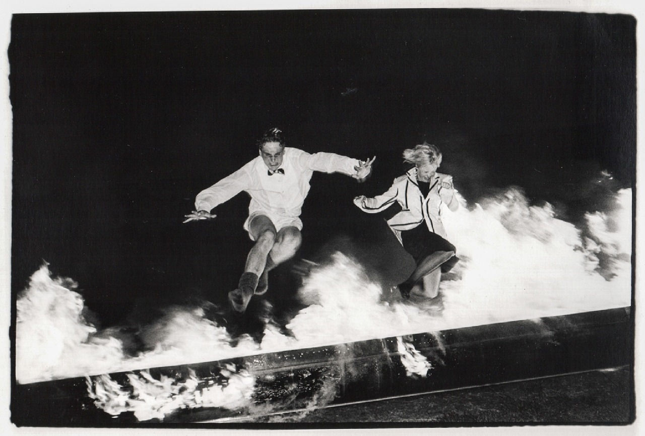 Dafydd Jones, Burning Boats (vintage), 1980-85
