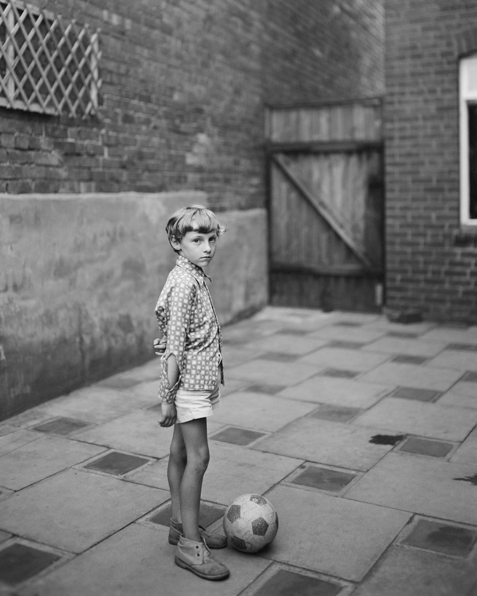 John Myers, Young Boy with Ball, 1974