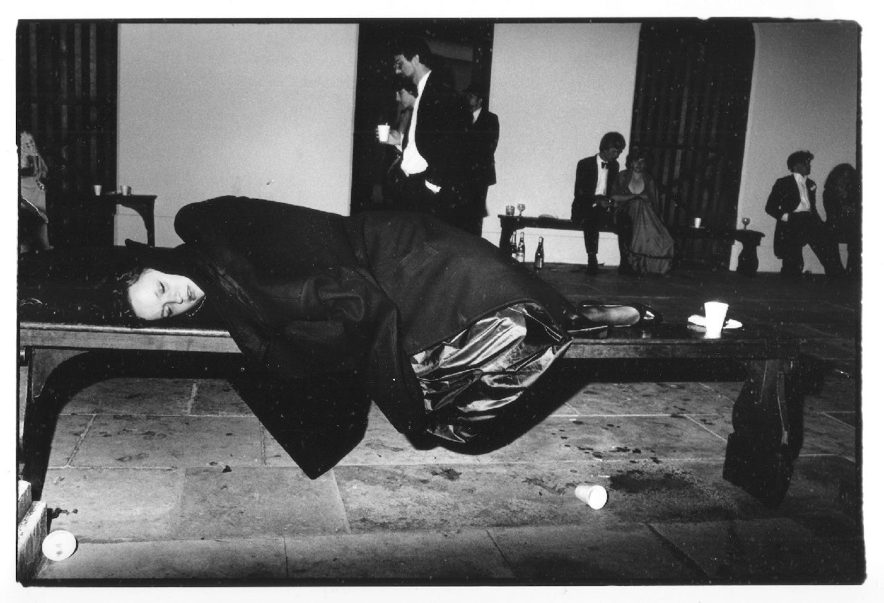 Dafydd Jones, Sleepers (Sleeping at Trinity May Ball, Cambridge. 15 June 1981), 1981