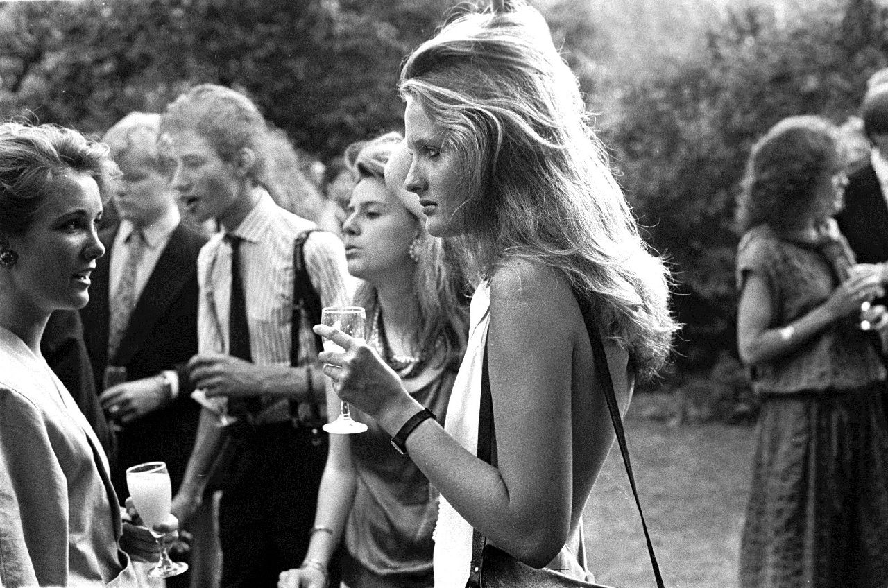 Dafydd Jones, Lucy Ernst-Gornall and Minette l'Estrange, 1986