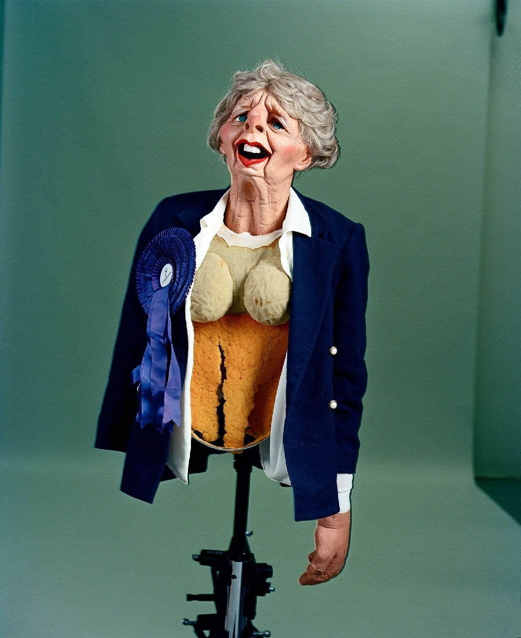 Andrew Bruce And Anna Fox, Spitting - Margaret Thatcher (exposed), 2015