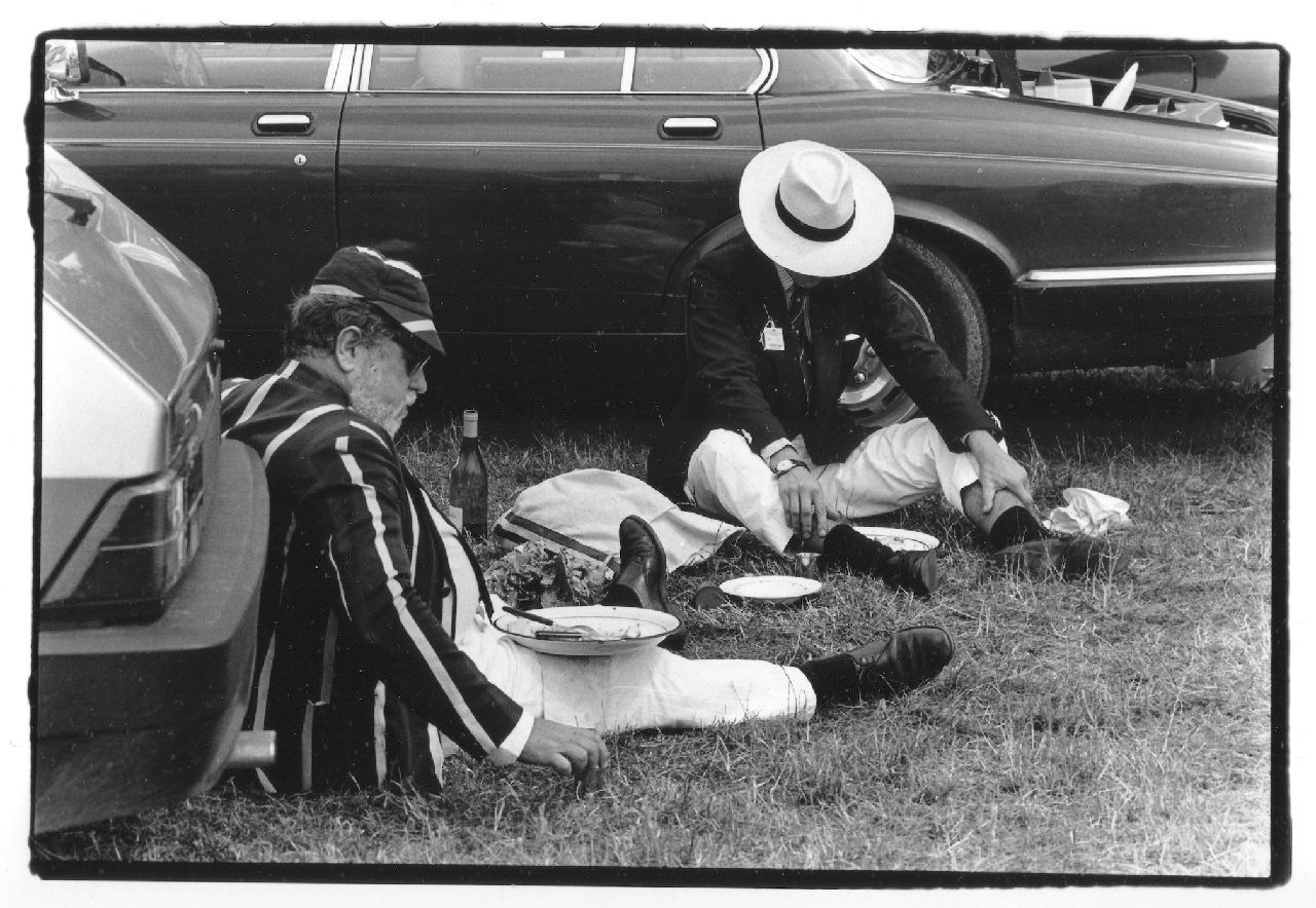 Dafydd Jones, Sleepers (9Tony and Robert Baker at Henley.1986), 1986