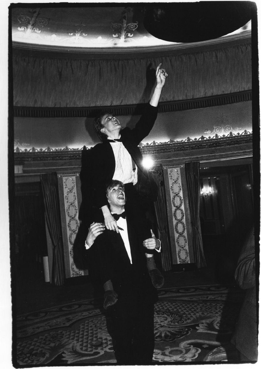 Dafydd Jones, Teenage Balls Guy Farley and Francis Hawkright. Cinderella Ball. 1982, 1982