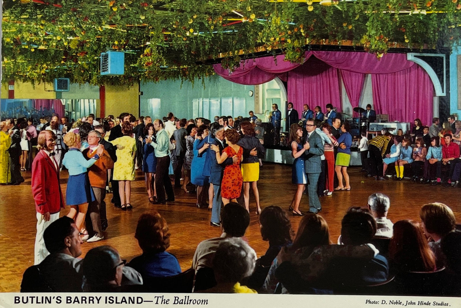 John Hinde Studio, Butlin's Barry Island - The Ballroom, 1974