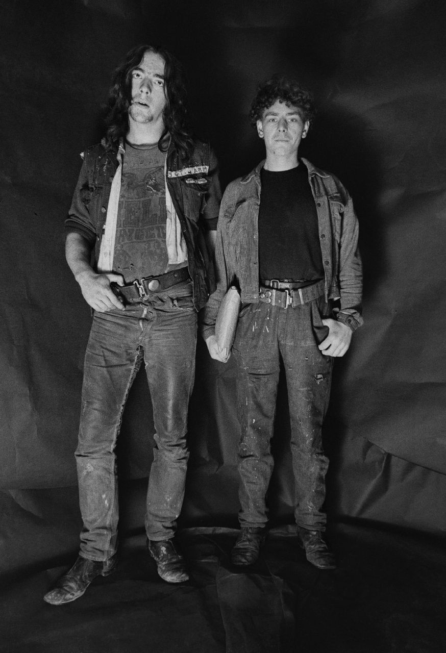 Daniel Meadows, The Shop on Greame Street (Hell's Angels), 1972