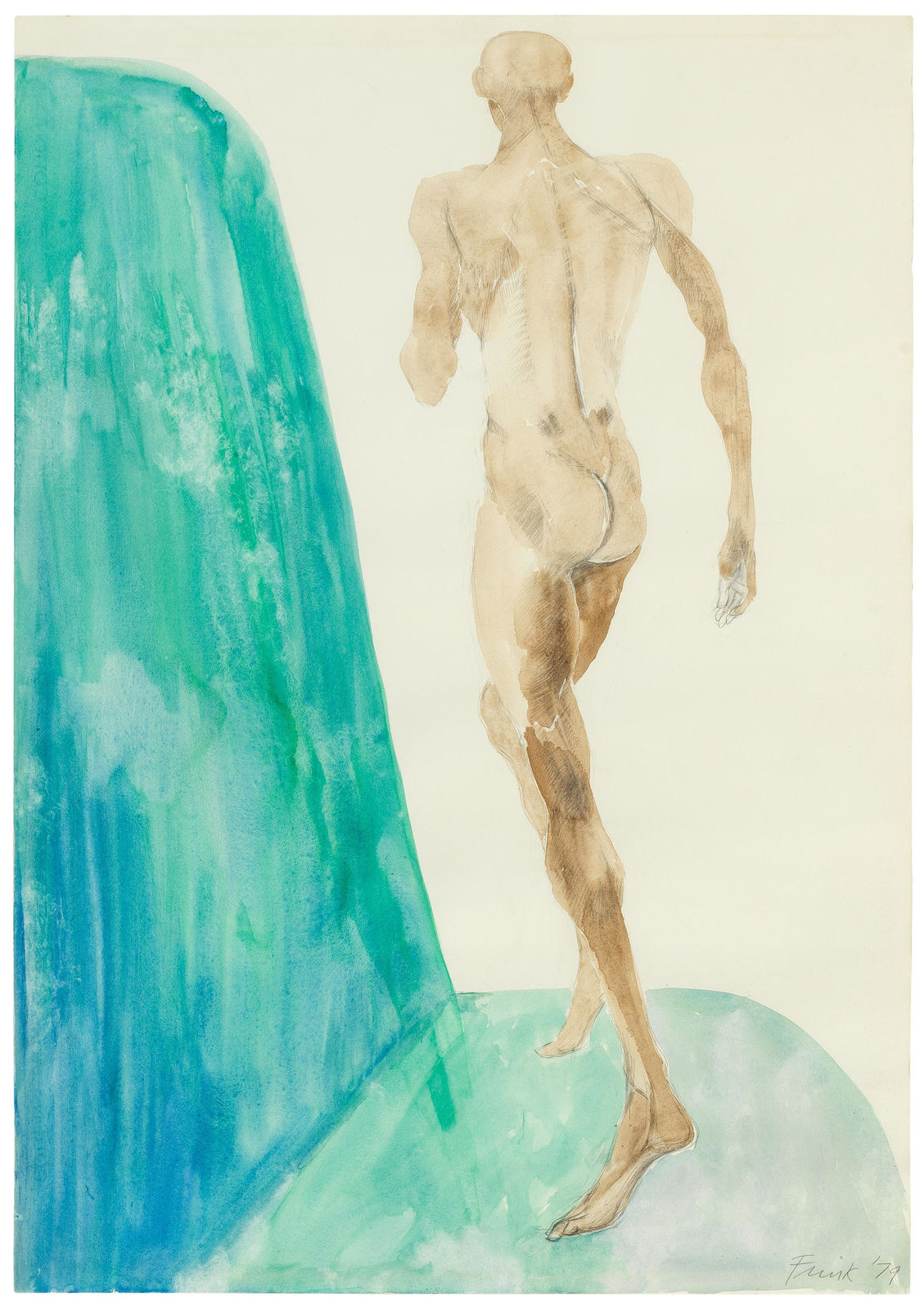 Dame Elisabeth Frink R.A. (1930-1993), Departing Man, 1979
