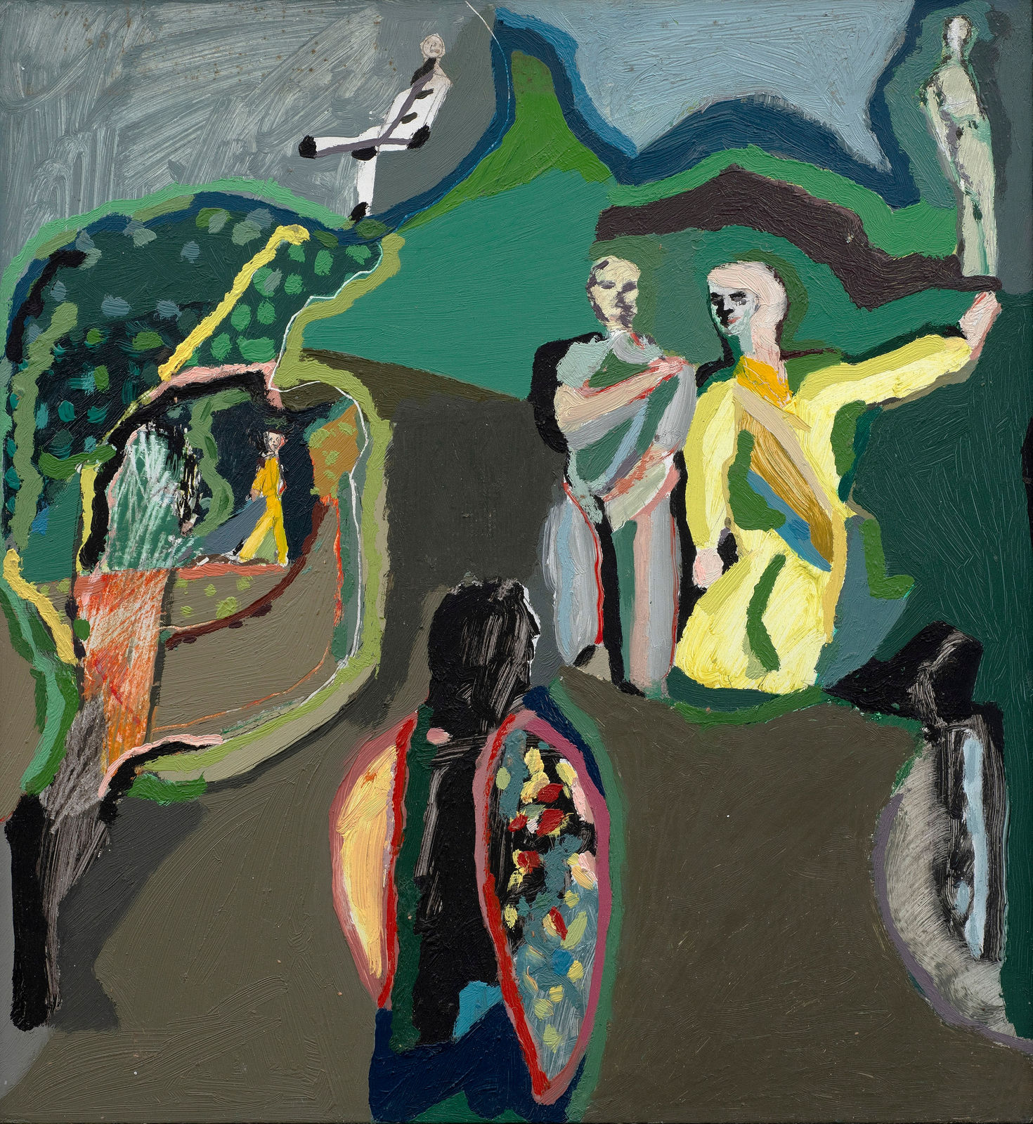 Peter Darach (1940-2023), Road into a Tree, 1980