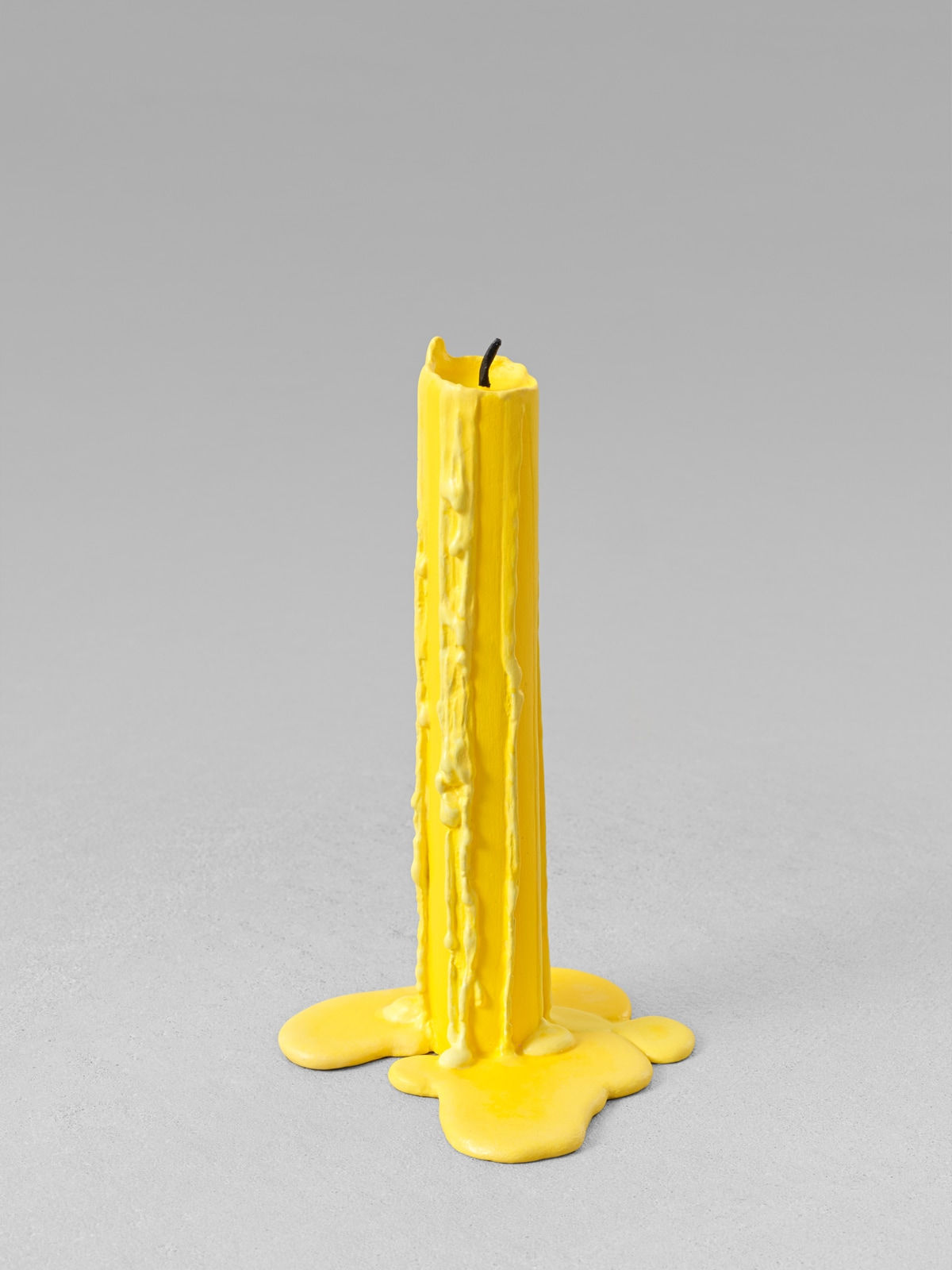 Ugo Rondinone, still life. (dandelion yellow candle), 2013