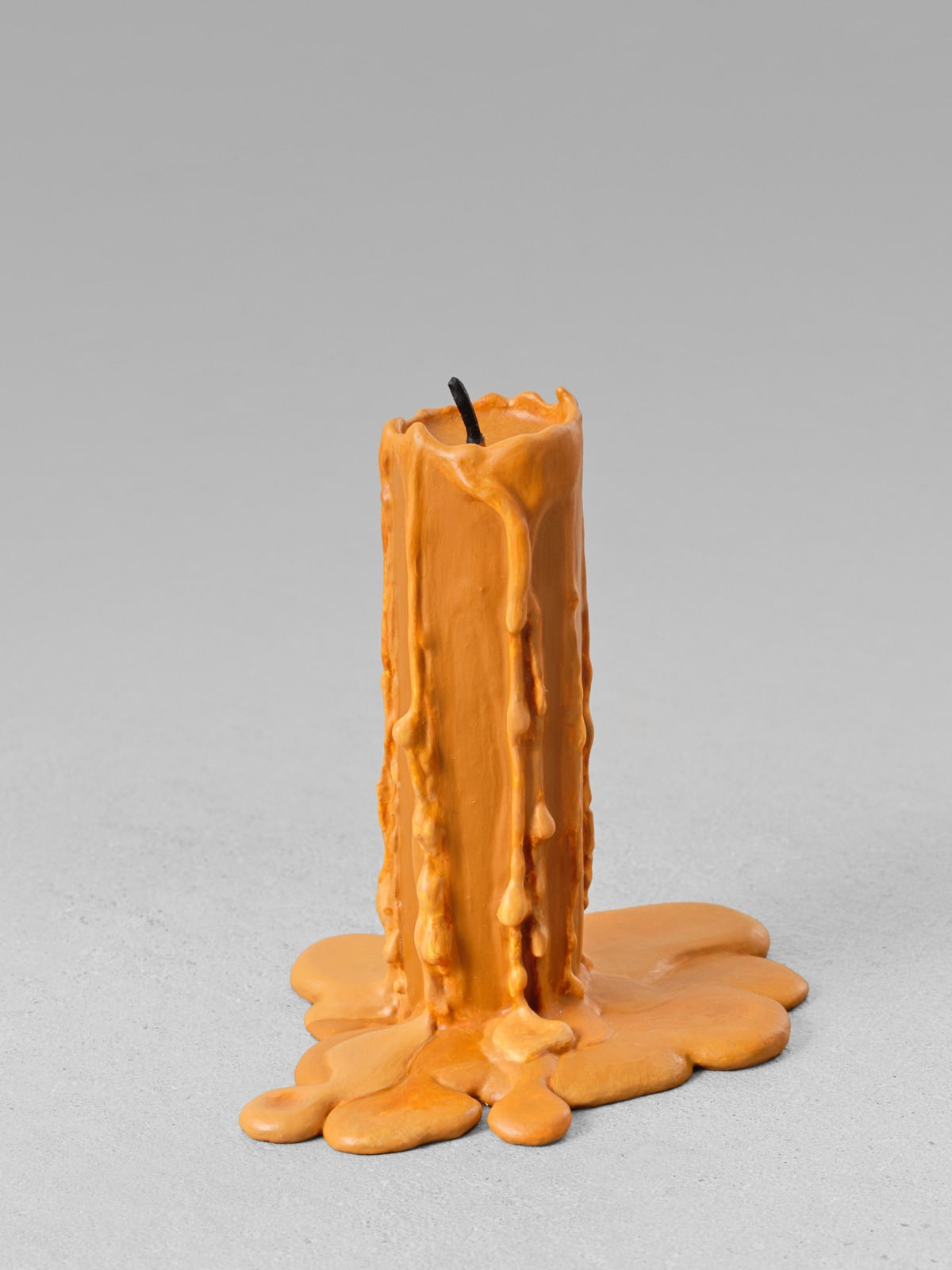 Ugo Rondinone, still life. (burnt umber candle), 2013