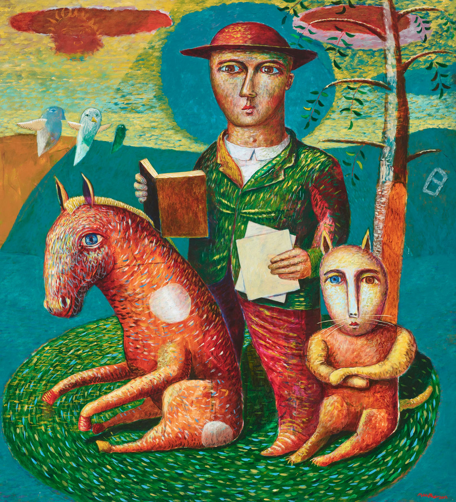 Neil MacPherson RSA RGI RSW, The Apostle of the North and Even the Animal s Listen