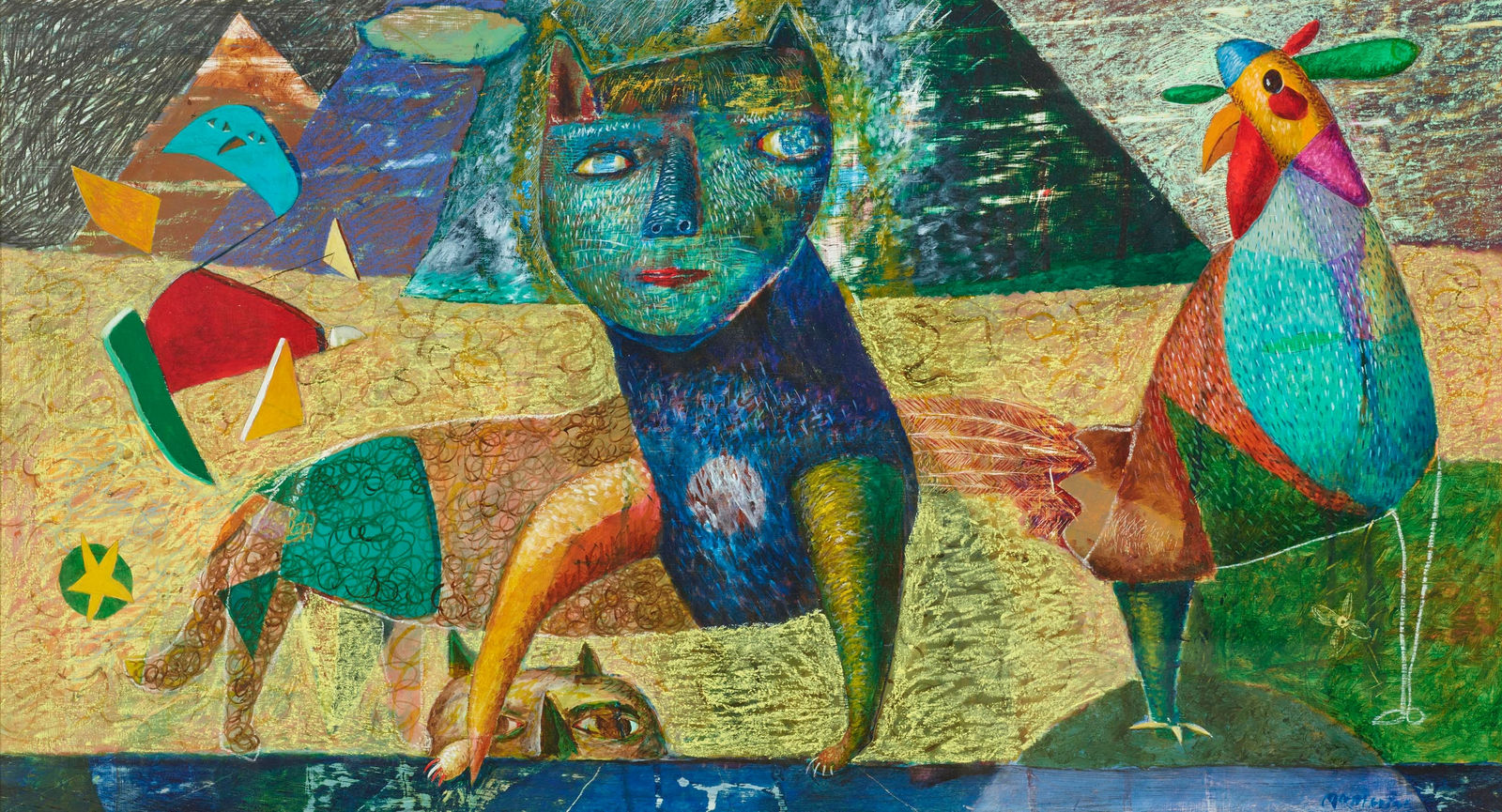 Neil MacPherson RSA RGI RSW, The Confrontation