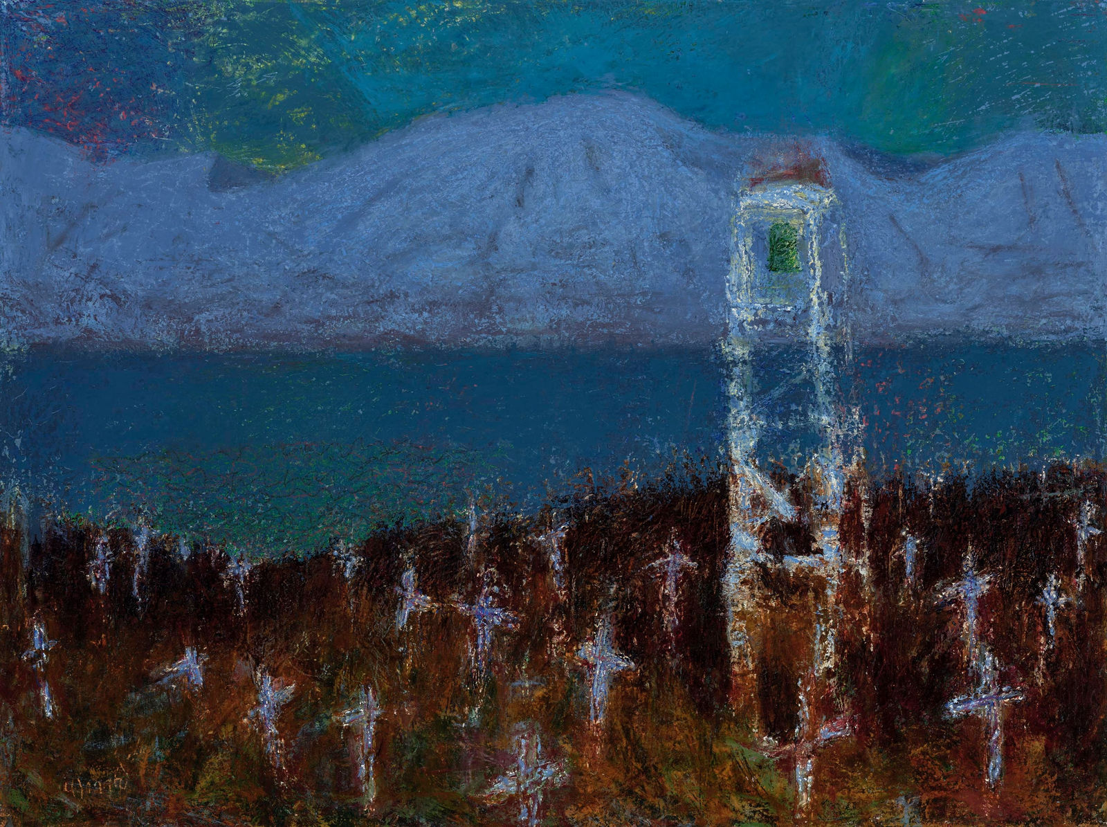 Allan MacDonald, Inklings, Hrísey Cemetery