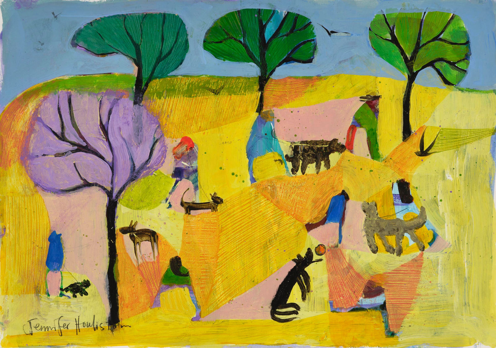 Jennifer Houliston, Yellow with Trees