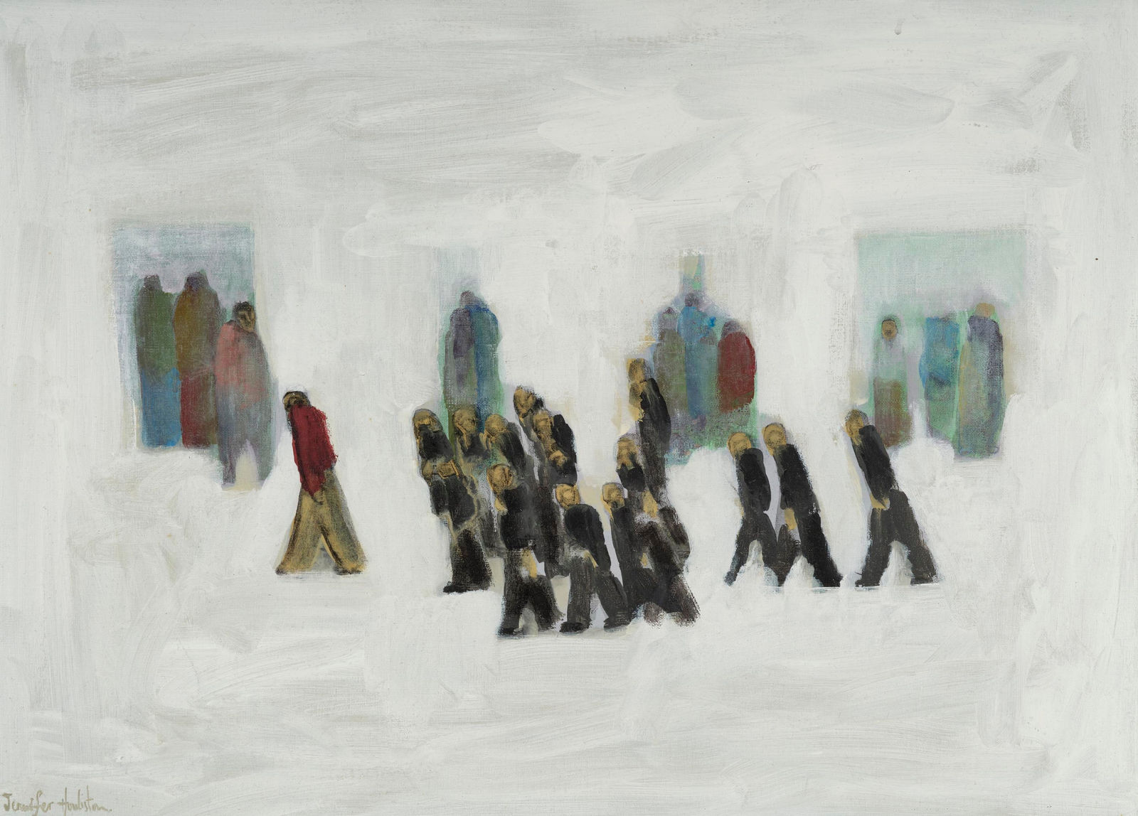 Jennifer Houliston, School Group Walking