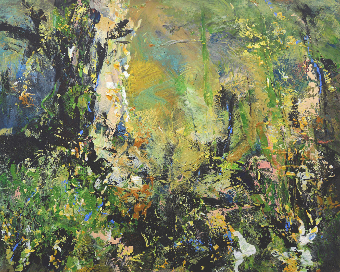 James Tatum, Spring Morning, the Old Oak Tree Exeter Canal , 2025