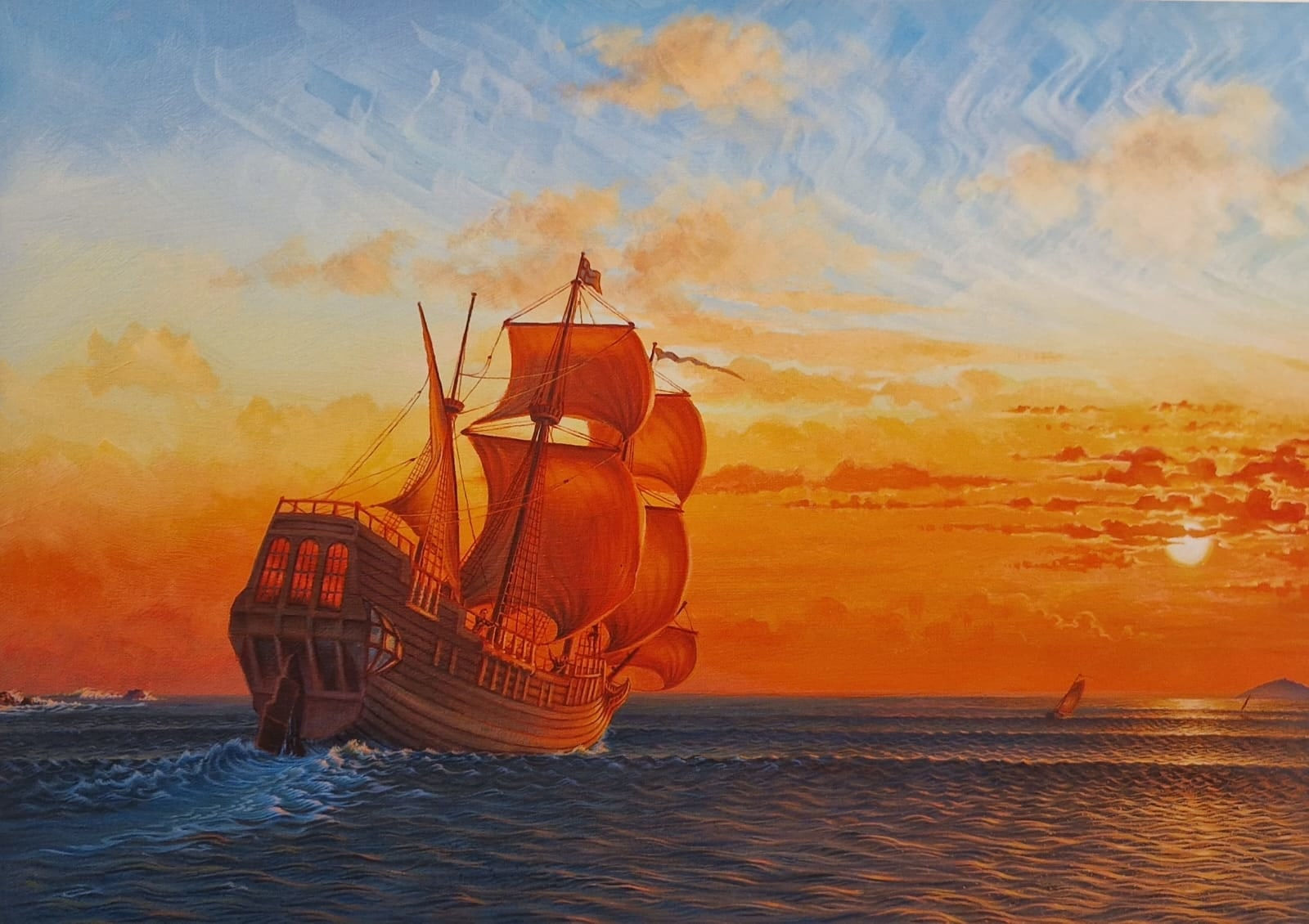 prints, Tom Bird - -The Mayflowers Journey Begins