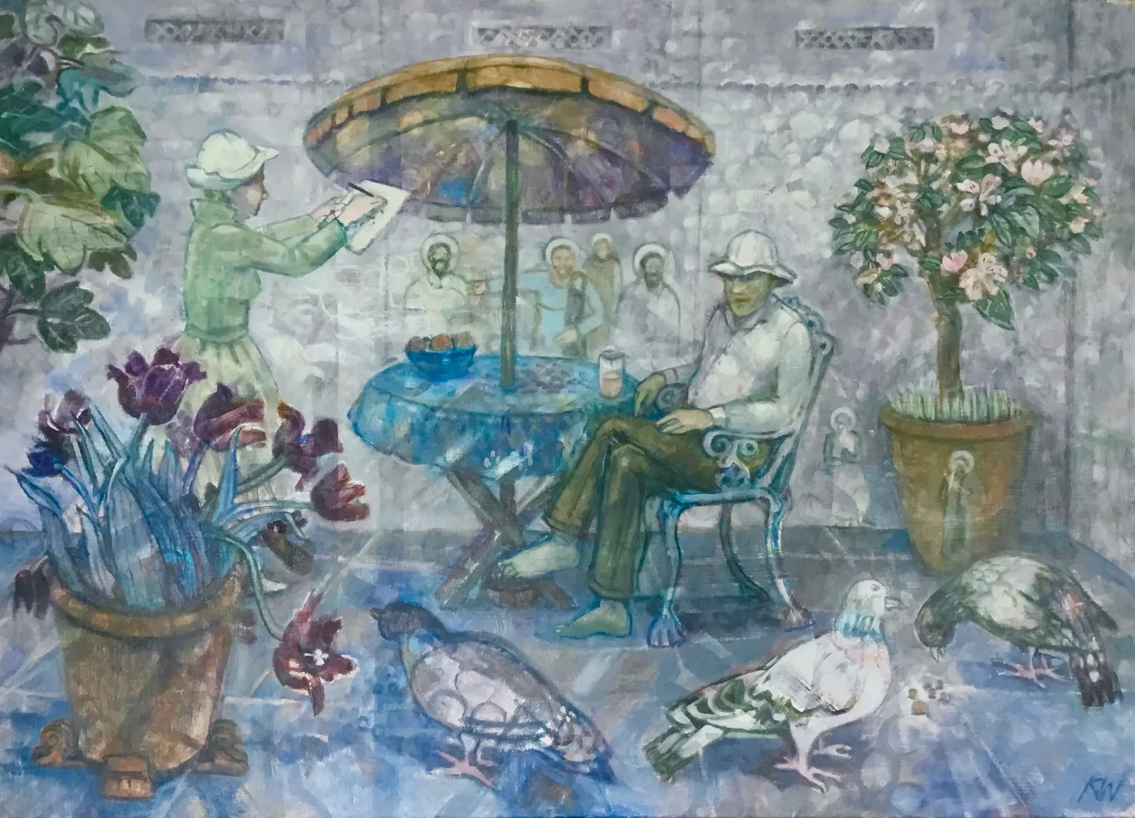 Kate Westbrook, Springtime in the Yard